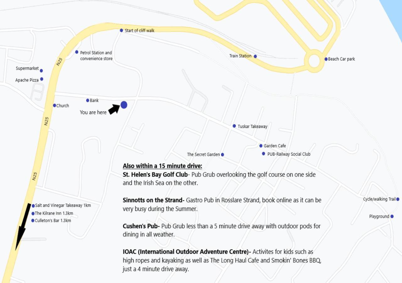 St Martin'S, Rosslare Harbour Guest Accommodation מראה חיצוני תמונה